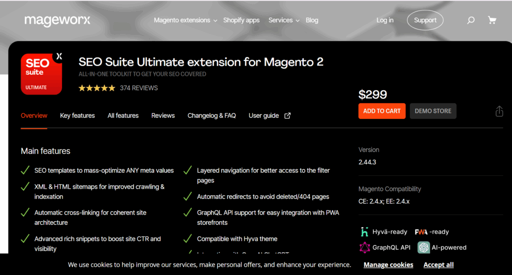 Mageworx SEO Suite Ultimate page