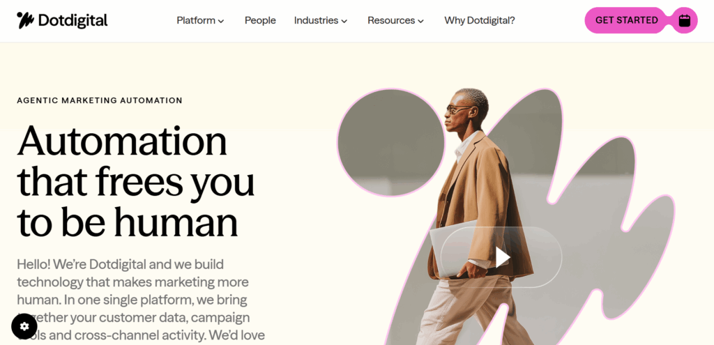 Dotdigital Marketing Automation page