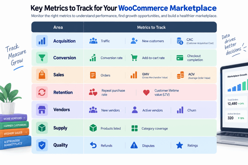 Metrics to Track in WooCommerce Marketplace