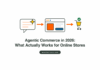 Illustration of an AI assistant passing a shopper to a store product page and then to the store’s own checkout
