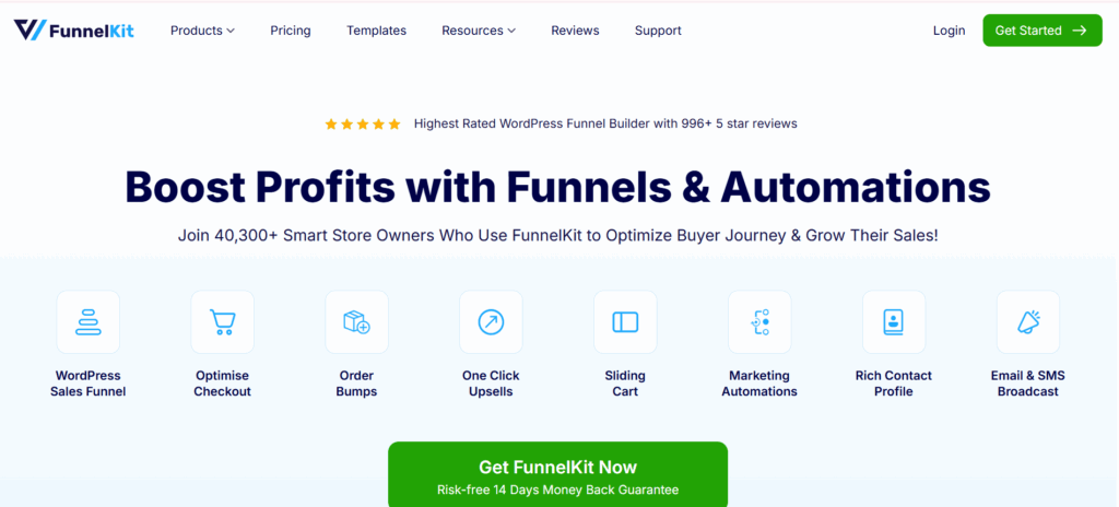 FunnelKit  page