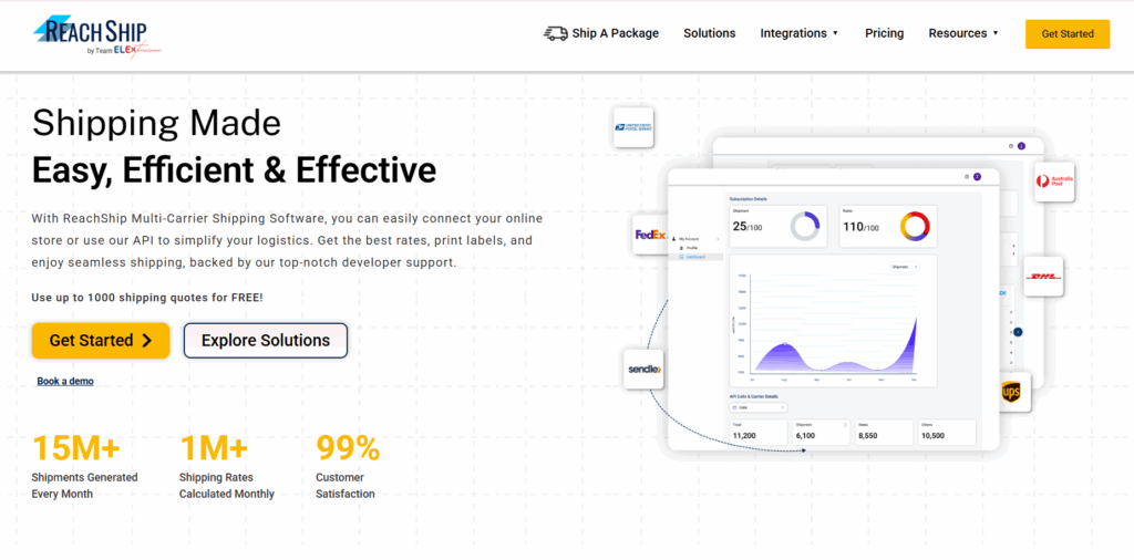 ReachShip  page