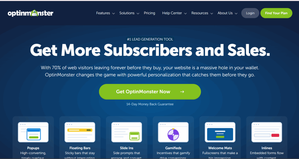 OptinMonster page
