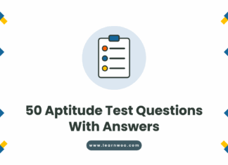 50 aptitude test questions with answers covering numerical, verbal, logical and data interpretation reasoning