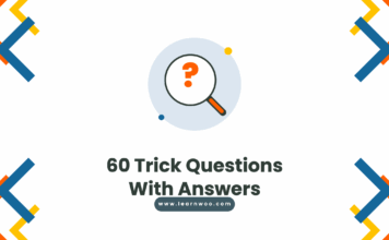 60 Trick Questions With Answers - magnifying glass over a question mark